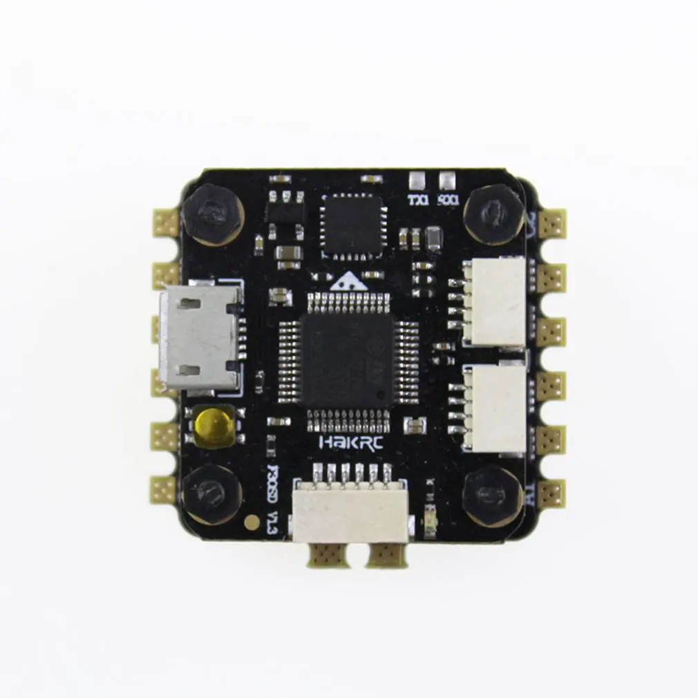 HAKRC Mini F3 Flytower Контроллер полета интегрированный OSD 4 в 1 BLHeli 15A ESC встроенный 5 в 2A Выход BEC для FPV RC Дрон