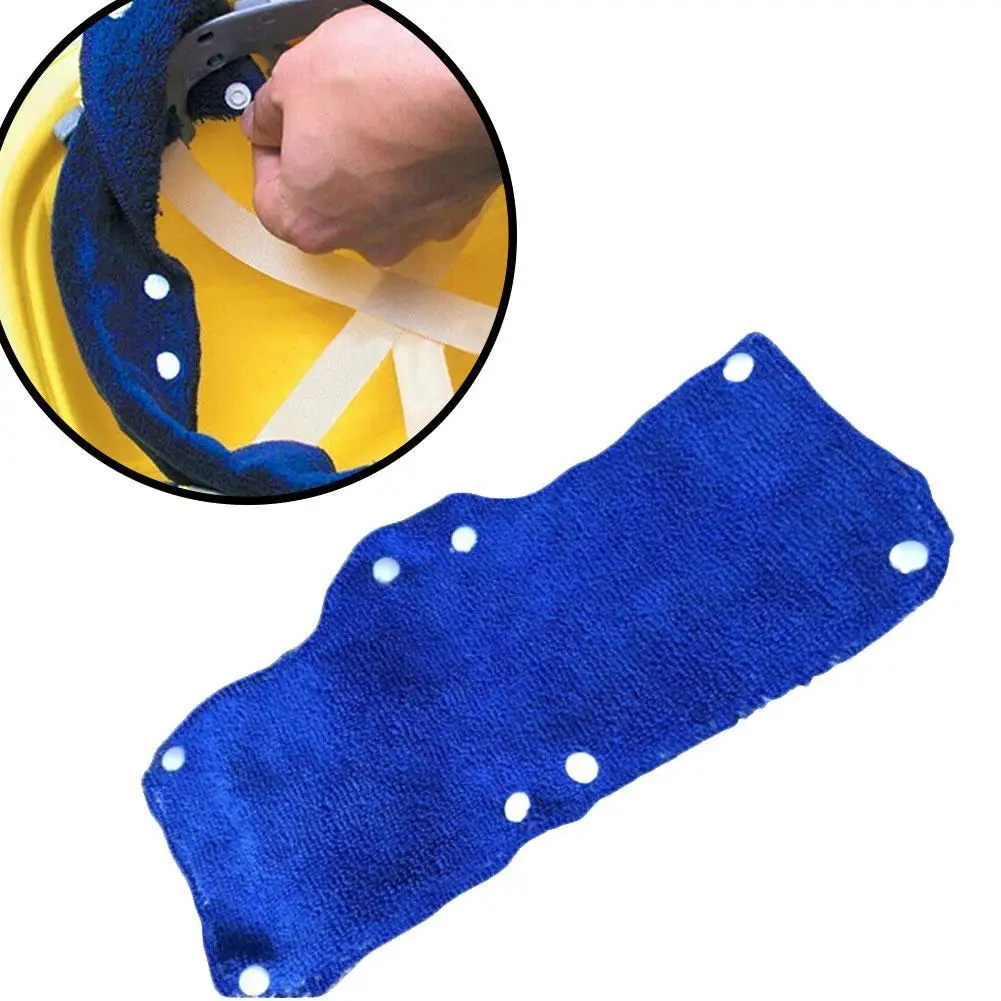 1 шт. летняя Beat The Heat Blue Snap-on Твердый головной убор sweatband пояс для пота для безопасного шлема внутренний d90621