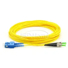 15 м SC/UPC-ST/APC дуплексный 2,0 мм одномодовый волоконно-оптический патч-корд, SC-ST волоконный кабель