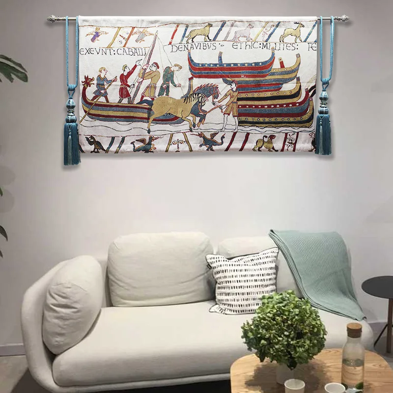 Бельгийский жаккардовый гобелен для гостиной и спальни настенная ткань