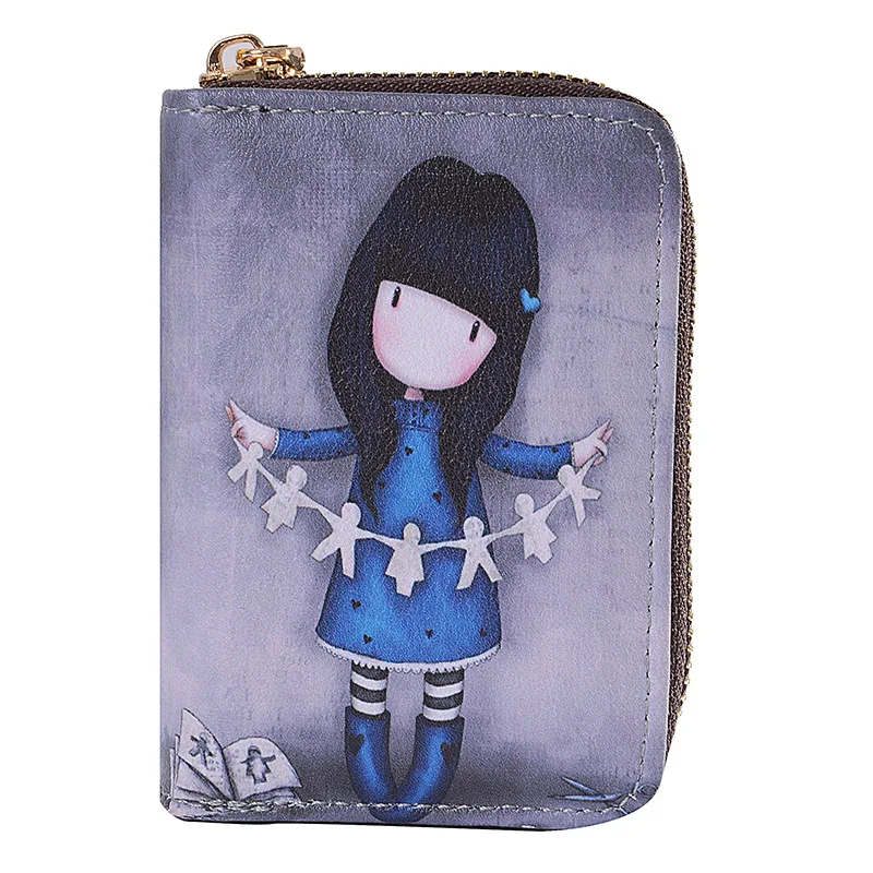 Cartoon pattern children's wallet card bag coin purse Card Holder Passport Cover Credit Card Holder Wallet Card Tarjetero Rfid