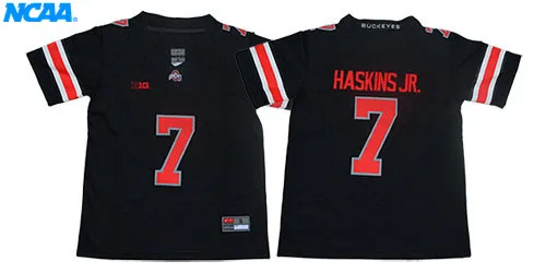 Новое поступление высокое качество Haskins JR футболка колледжа майки#7 Haskins JR молодежные майки S-XL