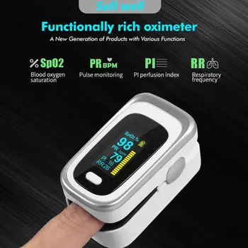 Digital Fingertip Pulse Oximeter Heart Rate SPO2 PR Blood Oxygen Sleep Monitor 50JC yk 820mini 2 4inch color tft screen handheld pulse oximeter spo2 pulse rate blood oxygen monitor oxymeter