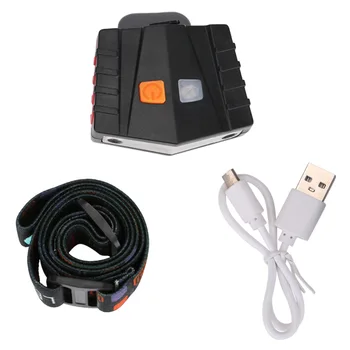 

Lantern Cap Light Head Torch Durable Touch Sensor Fishing Clip Hat Convenient Headlamp Clip On Induction COB LED USB Charging
