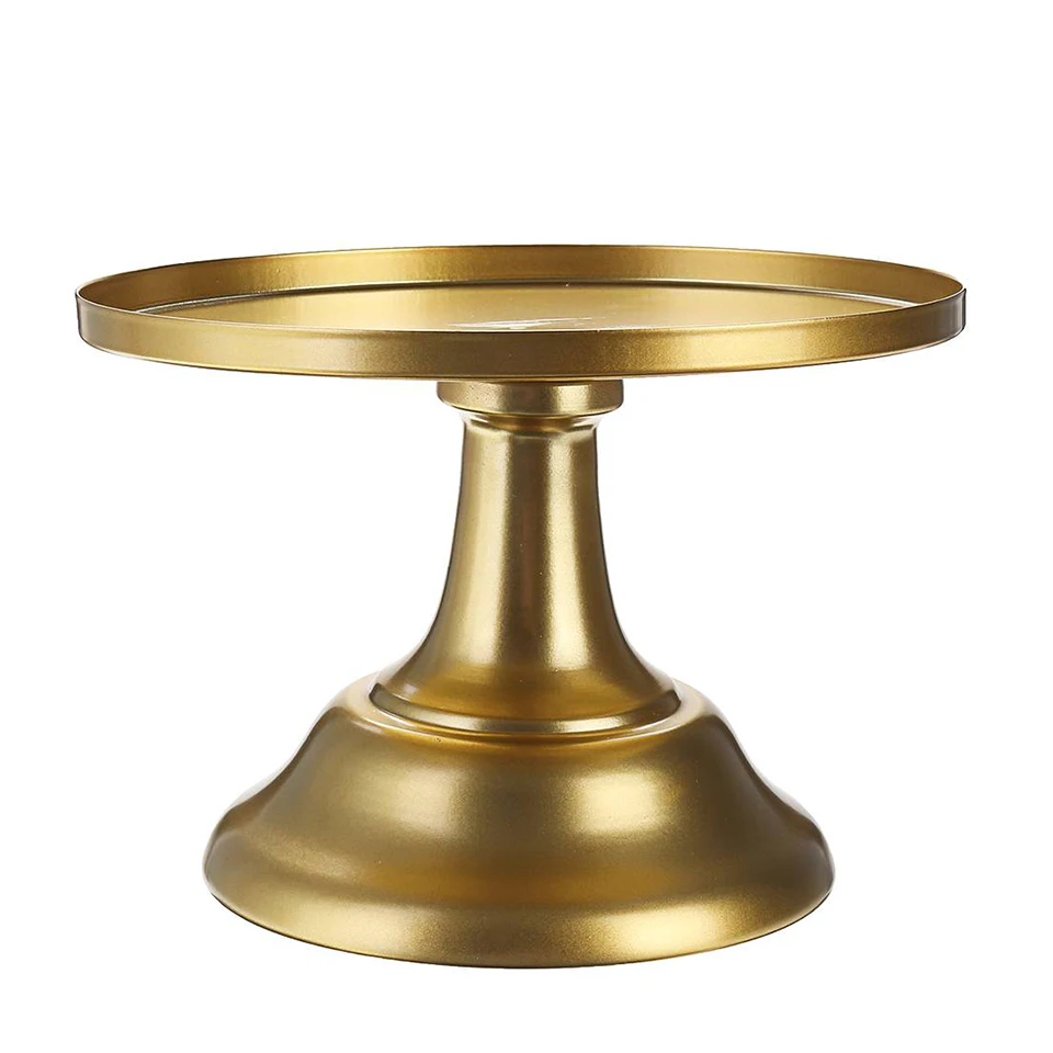golden 25cm Transhome, подставка для кексов, металлический десертный стол, высокий поднос для кексов, Рождественский, Свадебный, день рождения, вечеринка, макарон, стойка для кексов, Свадебная подставка - Цвет: golden 25cm