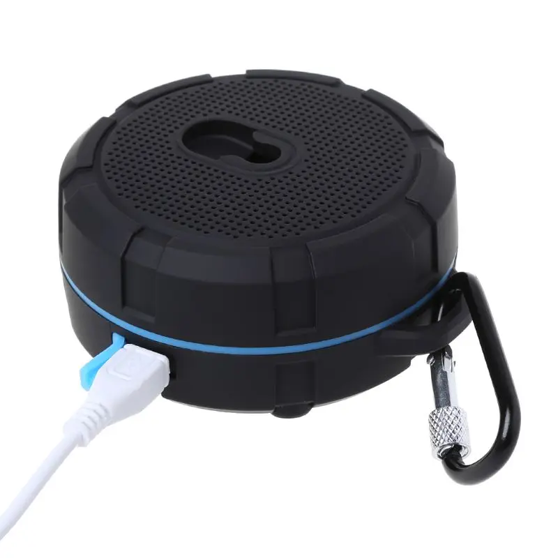 IPX7 водонепроницаемые Bluetooth колонки Hi-Fi карабин музыкальный плеер Портативный Открытый D08A