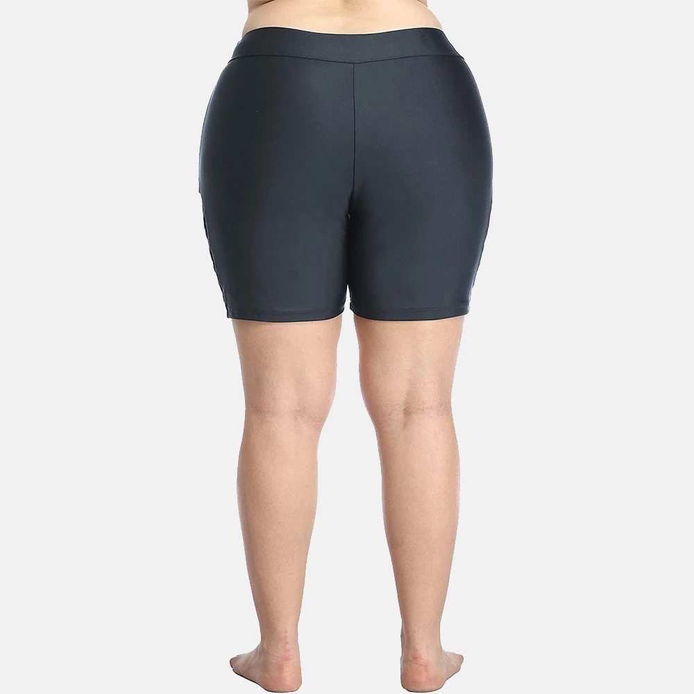Anfilia Women's Plus Size Swim Trunks 