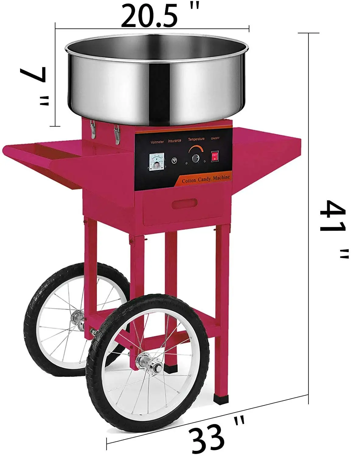 VEVOR коммерческая машина для производства хлопковой конфеты 110 В/220 В из