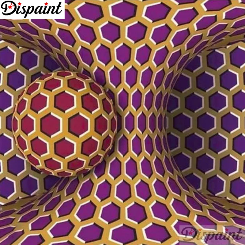 Картина из страз Dispaint A20846 полноразмерная/круглая 5D картина сделай сам