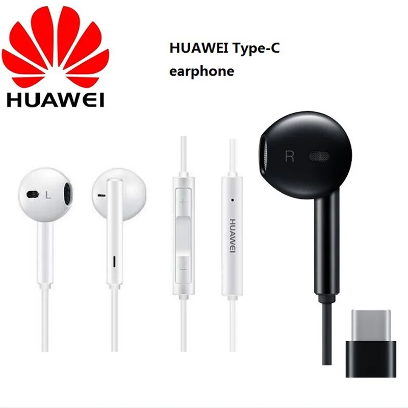 Оригинальные наушники HUAWEI CM33 наушники-вкладыши USB TYPE C + микрофон с регулировкой