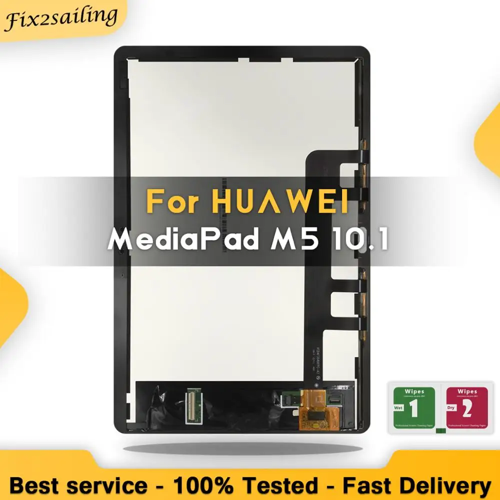 ЖК экран с дигитайзером для Huawei MediaPad M5 Lite 10 LTE 1 5 4 4|ЖК-экраны и панели планшетов| |