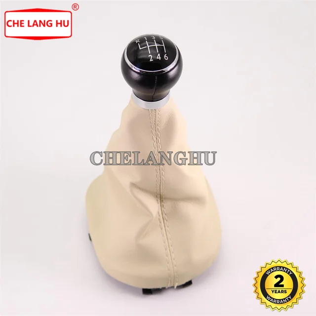 For Vw Touran 2003+  Caddy Mk3 2004+ Gear Shift Knob &amp; Gaiter 6 Speed Gear Stick