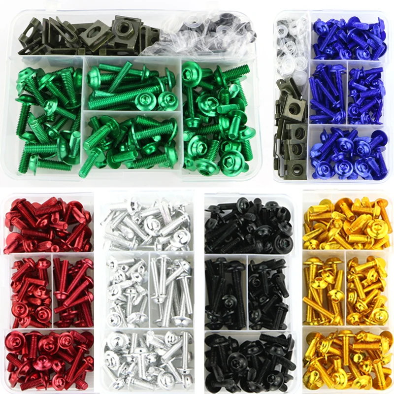 Motorcycle Fairing Bolts Kit Full Fit For Kawasaki Versys-X 250/300 Versys 650 Versys 1000 Z250 Z300 Z650 Z750 Z800 Z900 Z1000