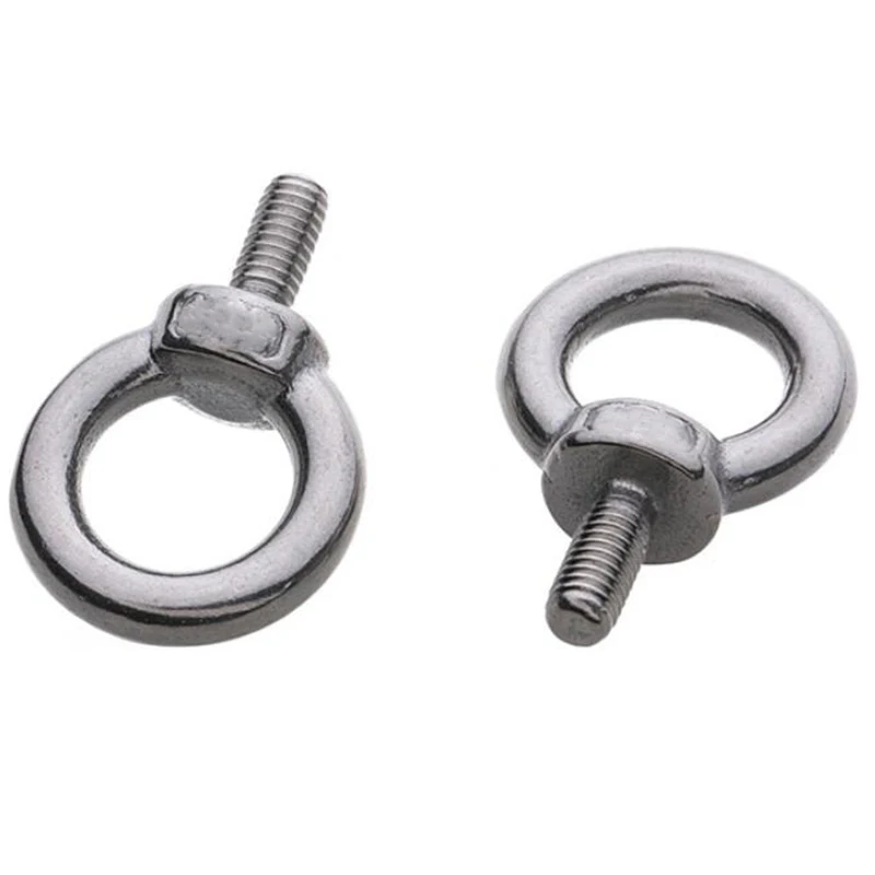 

304 Stainless Steel Ring Nut Boiler Marine Lifting Ring Screw M12