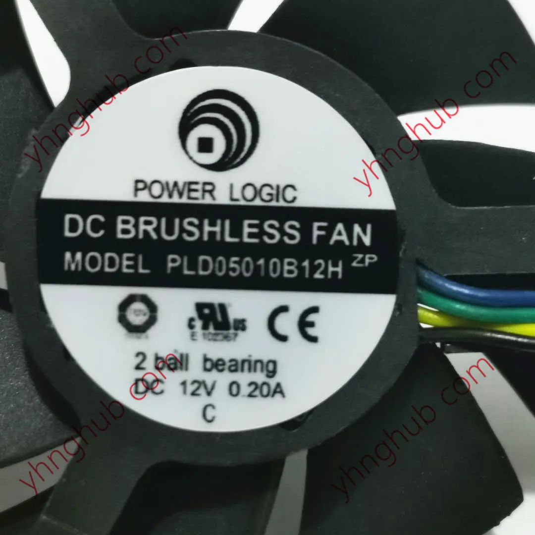 Lógica de Energia Pld05010b12h dc 12v 0.20a 46 mm de Diâmetro. fã de Refrigeração Frameless do Servidor de 39 mm C.t.c Fios - Imagem 3