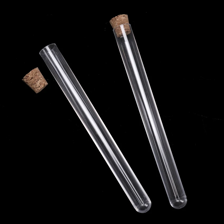 10 шт. прозрачные пластиковые пробирки с пробковыми заглушками 15 мл|Пробирка| |