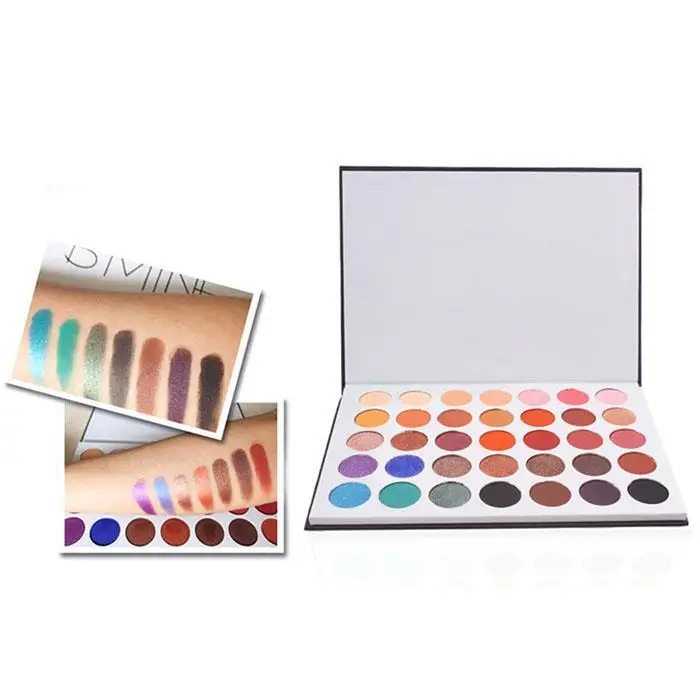 Женский макияж beauty Shimmer Matte 355g подходит как для профессионального использования, так и для домашнего использования. Палитра теней для век