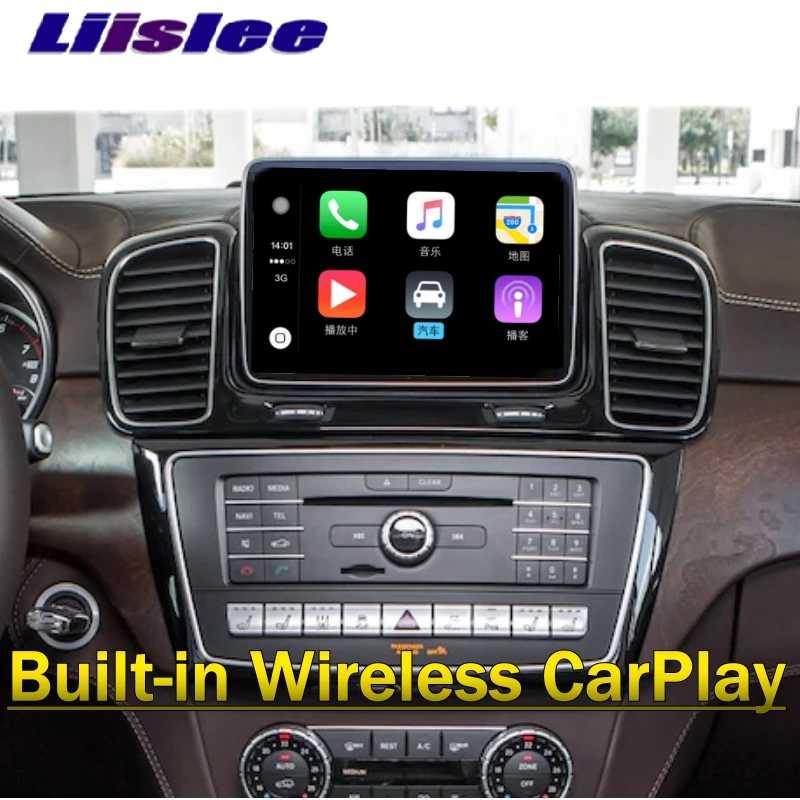 

Автомобильный мультимедийный плеер для Mercedes Benz MB GLS GL Class X166 2016 2017 2018 NTG Liislee NAVI Car Radio CarPlay GPS навигация