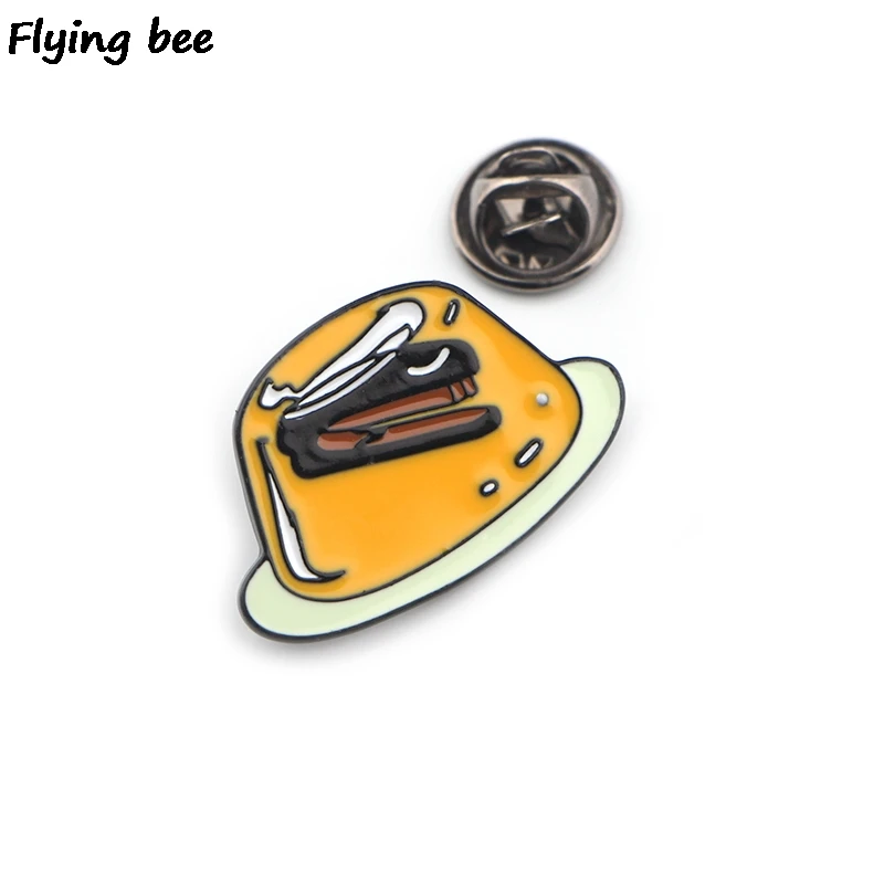 Flyingbee офисный степлер в Jello Pin Брошь и булавка эмалированные булавки Нагрудный значок броши на булавке значок для друзей женщин мужчин X0426