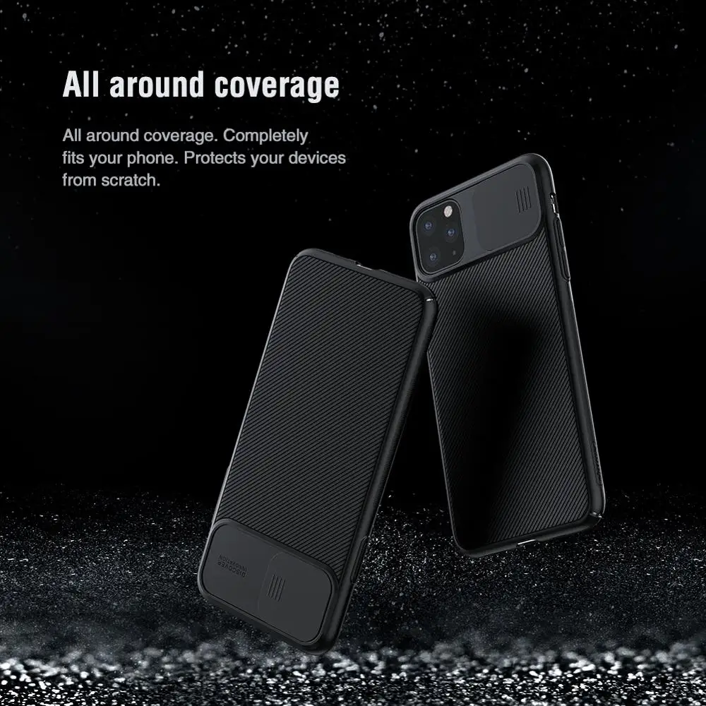 Nillkin для iPhone 11 Pro Max чехол Camshield слайд камера ЗАЩИТА Жесткий PC телефон полное