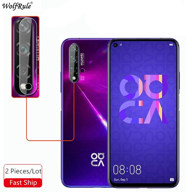 2 шт. закаленное стекло для камеры Huawei Nova 5T 9H Защитная пленка объектива 5T|Защитные