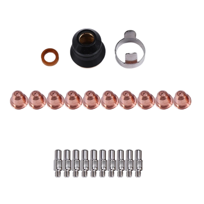 S45 CUT55 PT 40 PT40 IPT 40 PT 60 PT60 PTM 60 IPT 60 плазменный резак факела расходные материалы комплект Trafimet 0,9 мм 40A|Электроэрозионный вырезной станок| | АлиЭкспресс