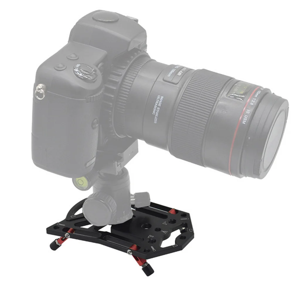 Suporte de Câmera de Liga de Alumínio Suporte para Câmera Plana para Gopro Solta Rápido Estável Base Câmera Telefone Slr Fotografia Peças - Image 4