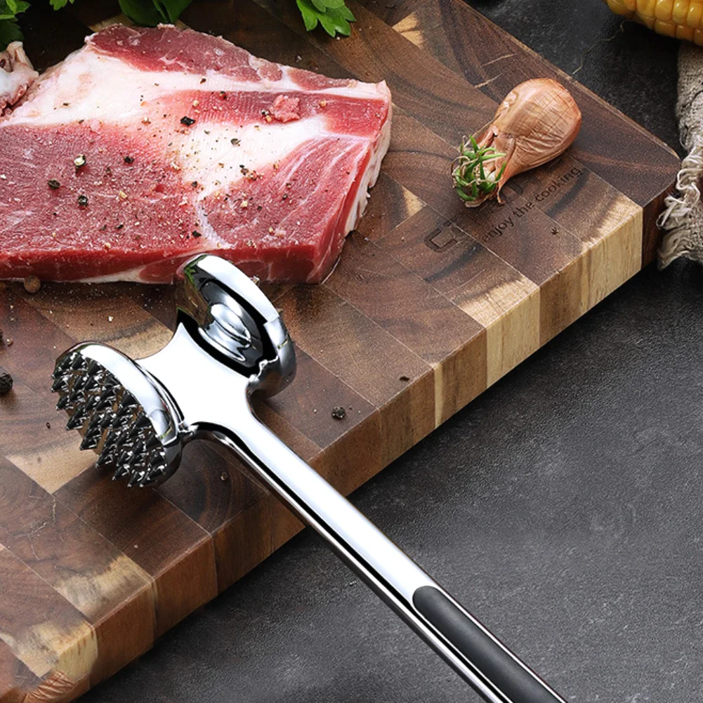 Прочный сплав цинка двухсторонний стейк говядины Tenderize молоток для мяса молоток Tenderizer Инструмент Кухонные принадлежности удобный в использовании