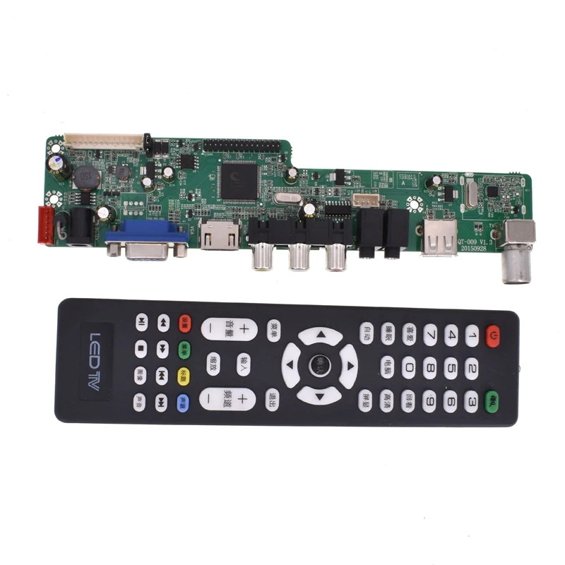 V29 VGA/HDMI/AV/TV/USB интерфейс ЖК контроллер Плата ТВ материнская плата|Интегральные
