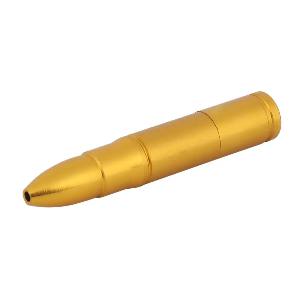

Metal Smoking Pipe Creative Bullet Shape Key Chain Smoking Tool Shisha Hookah Herb Grinder Portable Cigarette Pipe