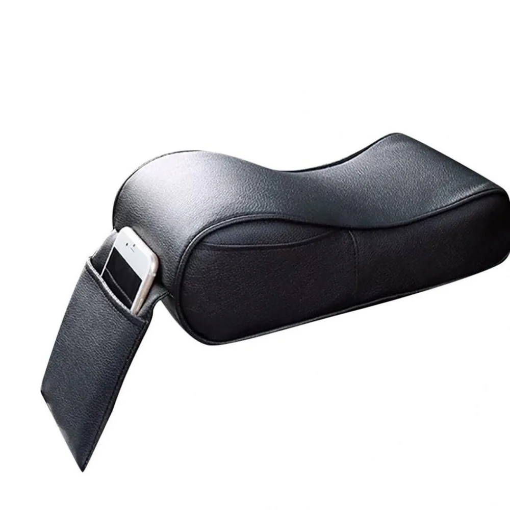 Car Seat Cover Soft Leather Auto Center Armrest Console Box Armrest Seat Protective Pad Car Arm Rest Top Cover