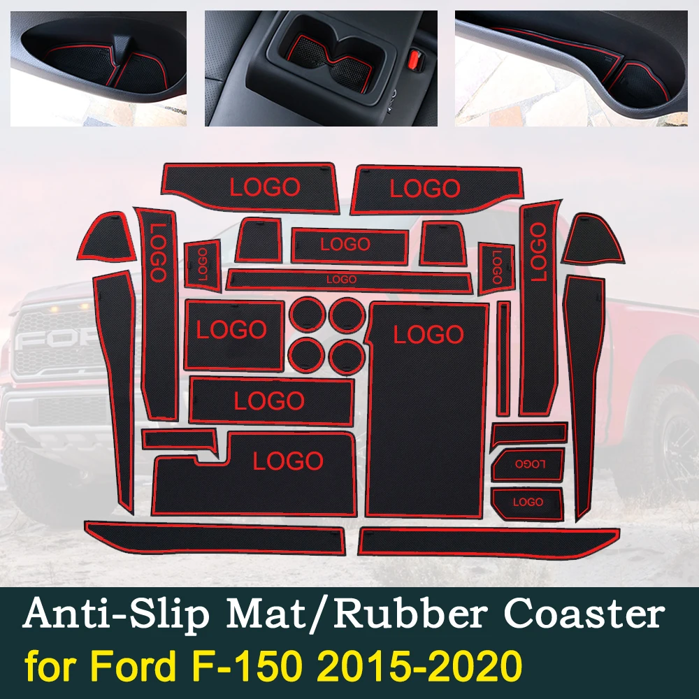 Анти скольжения двери резиновые чашки подушки для Ford F150 F 150 Raptor серии 2015 ~ 2020 2016 2017