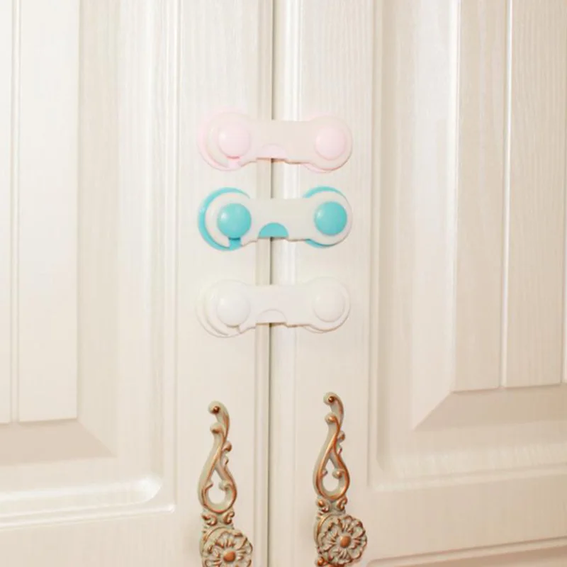 Safety-Locks Security-Protector Drawer Baby Children Cupboard Cabinet-Door 4 4pcs/Lot