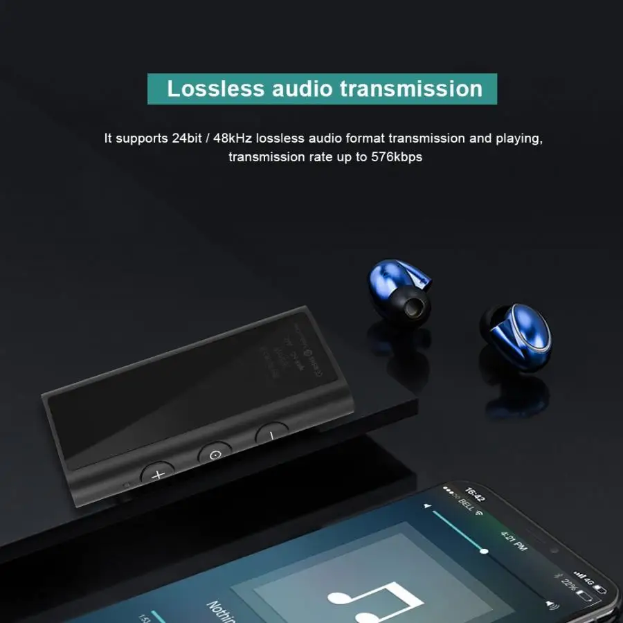 Портативный Bluetooth 5,0 усилитель для наушников CSR8675 24bit HiFi аудио усилитель 3,5 мм аудио интерфейс без потерь аудио передача