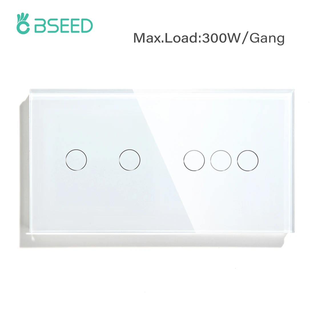 Сенсорный выключатель Bseed 2 клавиши 3 европейский стандарт сенсорный датчик