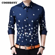 COODRONY Brand Long Sleeve Shirt Men Clothing 2020 Spring Autumn New Arrivals Casual Shirts Fashion Pattern Chemise Homme C6086
