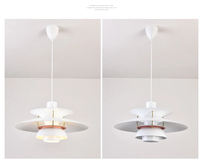 Скандинавские минималистичные дизайнерские ресторанные люстры, креативные датские люстры, современный светильник, роскошная металлическая настольная лампа, бренд DL