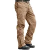 Men's Cargo Pants Outdoors Style Tactical Pants Male Camo Jogger Plus Size Cotton Many Pocket Men Camouflage Black Trousers 4