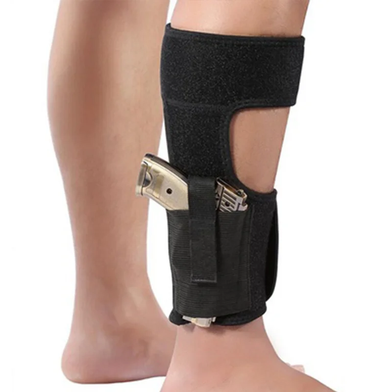 Tactical Adjustable Concealed Calf Wrap-Around Leg Holster For Pistol Holder