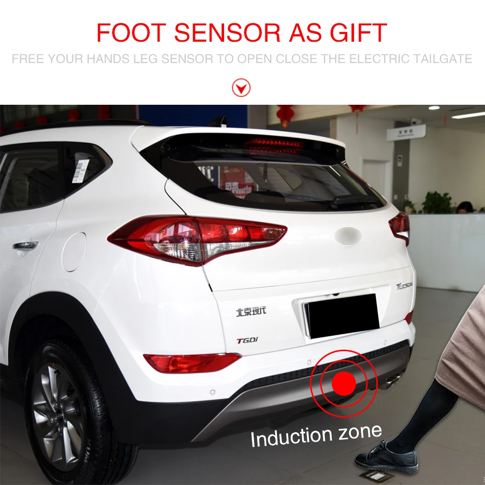 Автомобильный умный Электрический задний ворот для HYUNDAI IX35 boot flap trunk сенсор открытая задняя дверь авто Электрический задний подъемник с ножным датчиком