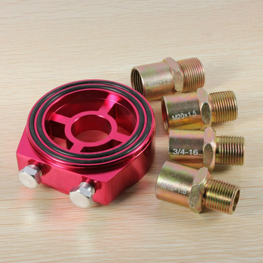 9x8x3 см масляный манометр фильтр Сэндвич адаптер пластина 1/8 Npt штекеры датчик температуры авто масляные фильтры
