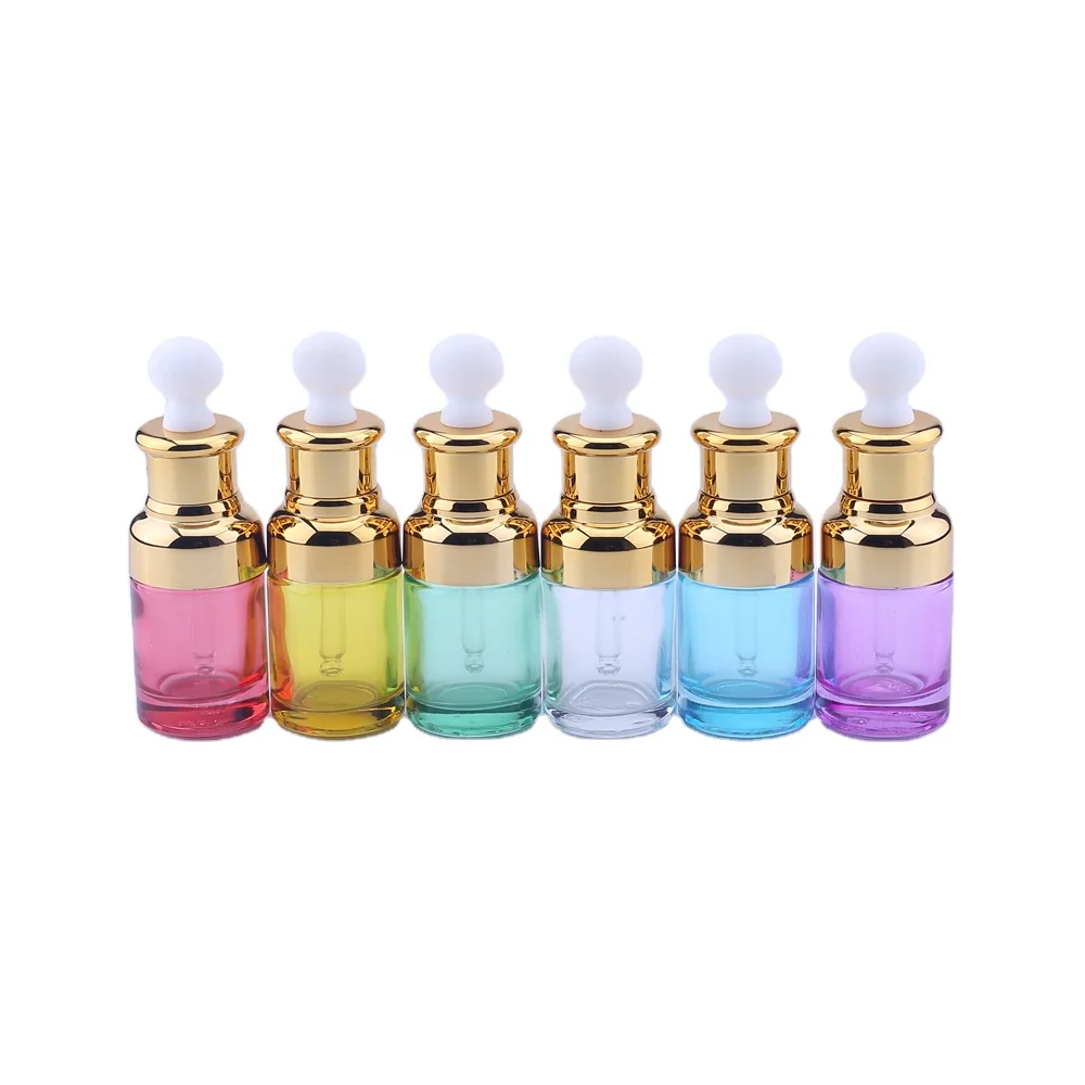 200PCS 30ml Colored Red Yellow Blue Green Purple 1oz Cosmetic Glass Dropper Essential Oil Bottle | Красота и здоровье