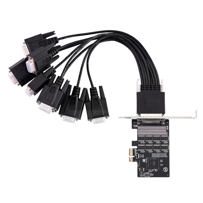PCIE до 8-Порты и разъёмы RS232 для мульти-серийный номер карты промышленный карта