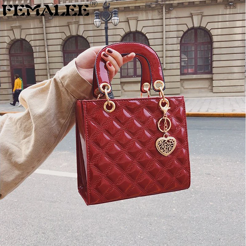 Sacs A Main En Cuir Verni Pour Femmes Sacoches De Luxe De Styliste De Marque Celebre Sacs A Bandouliere En Treillis Pour Dames Aliexpress Sacs A Main En Cuir Verni Pour Femmes Sacoches De Luxe De Styliste De Marque Celebre Sacs A Bandouliere En Treillis Pour Dames Aliexpress