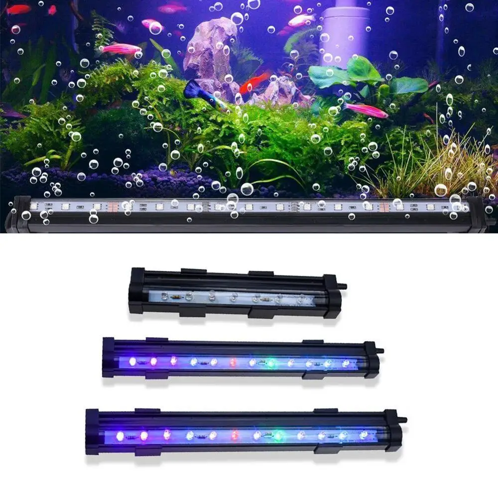 Аквариумный светильник RGB с европейской вилкой водонепроницаемый | Отзывы и видеообзор