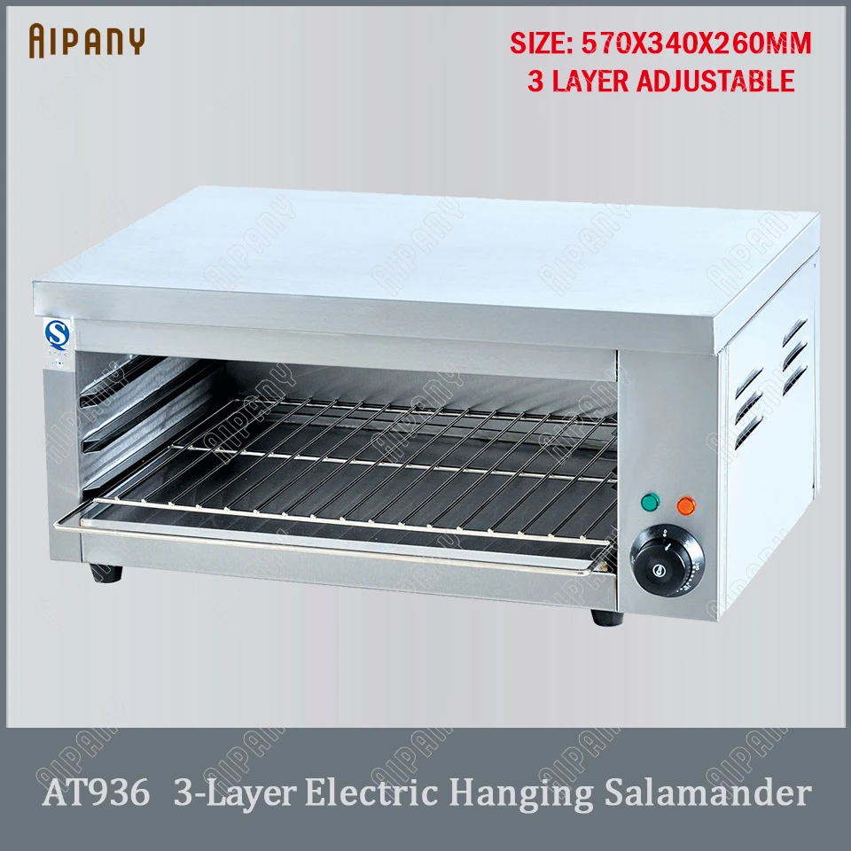At936 3 Layer Electric Salamander Stainless Steel Salamander Grill Commercial Hanging Salamander Oven Lift Salamander Machine Electric Grills Electric Griddles Aliexpress
