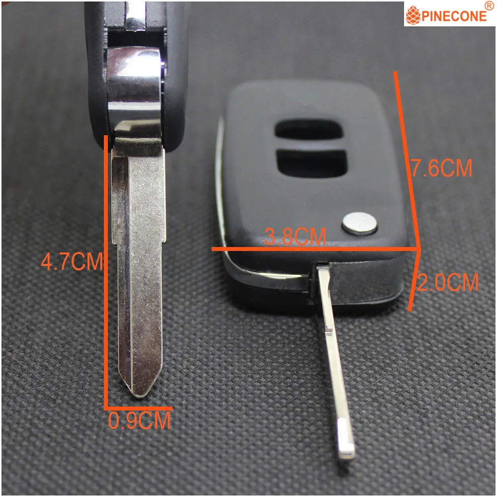 Pinecone для ключа чехол для Mazda 2 3 6 323 626 автомобильный брелок 2 кнопки модифицированный Флип складной Автомобильный ключ корпус