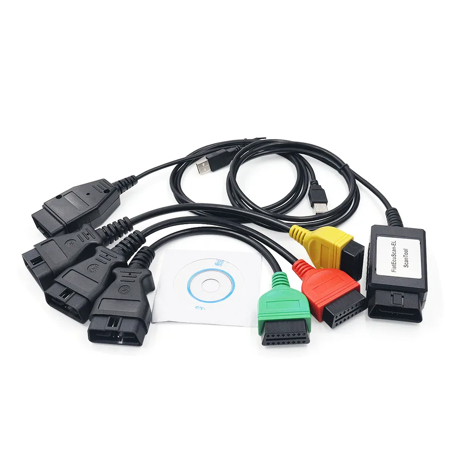 ECUSCAN Multiecu - Cavo E Adattatore Diagnostico OBD2 Per FIAT CAN - 2