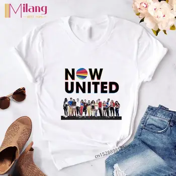 

Now United Print T shirt Women Clothes Summer Female T-shirt Harajuku Aesthetic Graphic Tee Shirt Femme Short Sleeve Ringer Tops