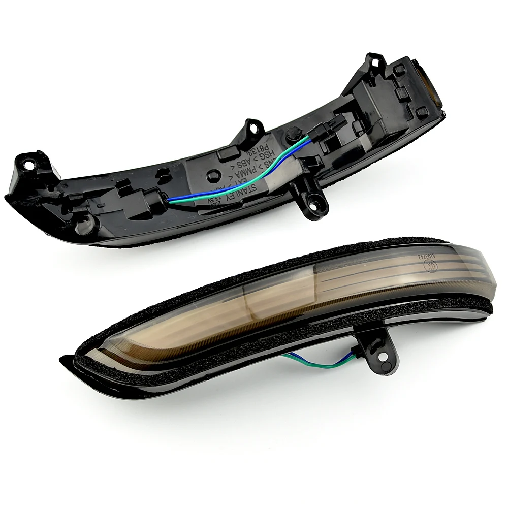 Car LED Side Rearview Mirror Sequential Dynamic Turn Signal Light For Nissan Teana Altima 08-12 Yellow Streamer Lights Indicator